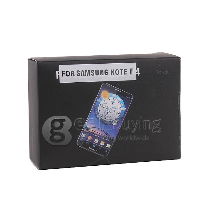 Battery & Dock Charger with Stand Holder Cradle for Samsung Galaxy Note 3 III N9000 - Black