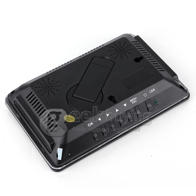 ZJ1285-DVR4 4CH 7 Inch 2.4GHz Wireless Night Vision Camera Monitor System for Office/Baby DVR Monitoring (US Plug) Black