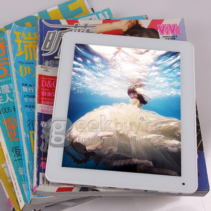 AM980 MTK8389 1.2GHz 9.7 inch Tablet PC Phablet  Android 4.2 Quad Core Capacitive Touch Screen 1024*768 1G/8G - Silver
