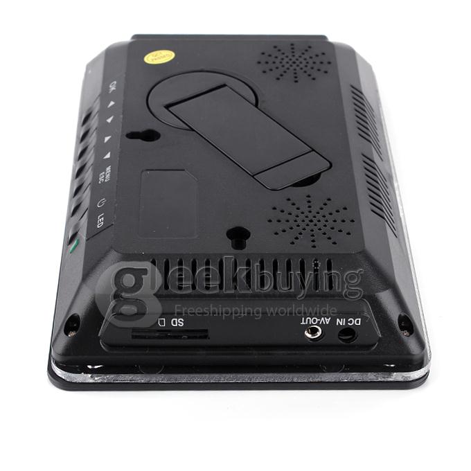 ZJ1285-DVR4 4CH 7 Inch 2.4GHz Wireless Night Vision Camera Monitor System for Office/Baby DVR Monitoring (US Plug) Black