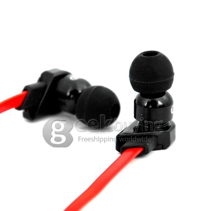 Syllable G02 Wired 3.5mm Jack In-Ear Earphones for iPhone 5/iPod/iPad/MP3 Red
