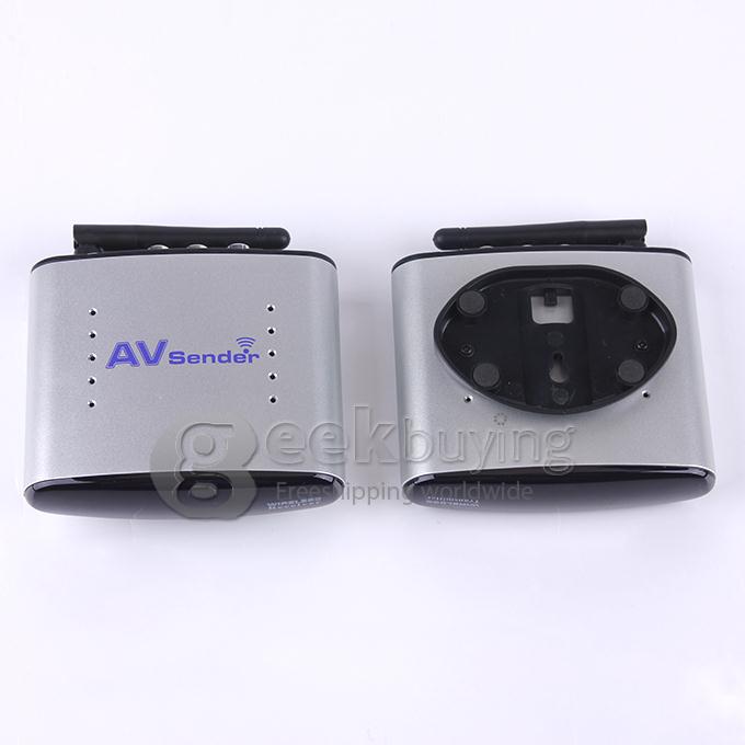 PAT-220 2.4GHz 4 Channel Wireless AV Audio Video Transmitter Receiver with IR Remote For DVD DVR CCD Camera IPTV