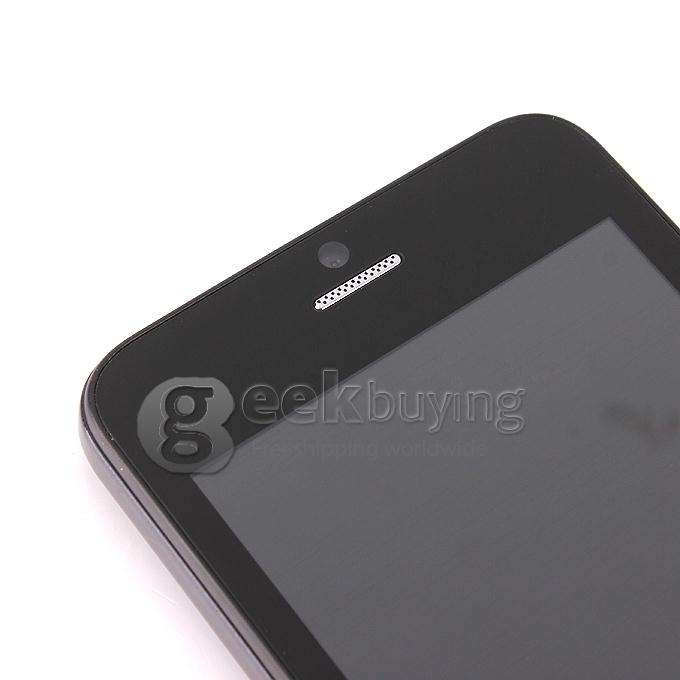 W101 4.0inch WVGA Capacitive Screen MTK6572W Dual Core Smartphone 4GB ROM 5.0MP Camera Android 4.2 OS 3G/GPS - Black