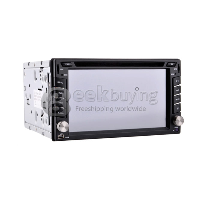 6.2 Inch 16:9 HD Digital Screen 800*480 2Din Fixed Panel Design Car DVD Player(GPS,FM,Bluetooth,AV,TV,For IPOD,MP3)