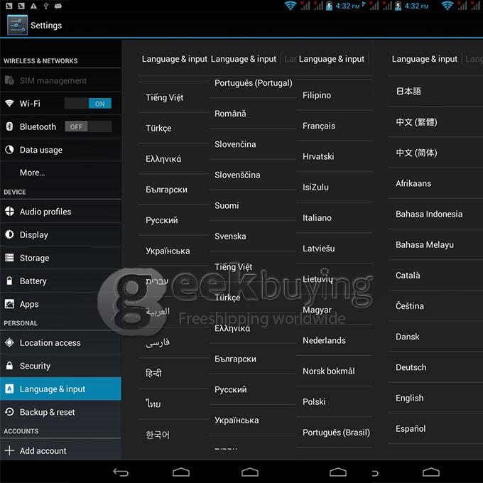 AM980 MTK8389 1.2GHz 9.7 inch Tablet PC Phablet  Android 4.2 Quad Core Capacitive Touch Screen 1024*768 1G/8G - Silver