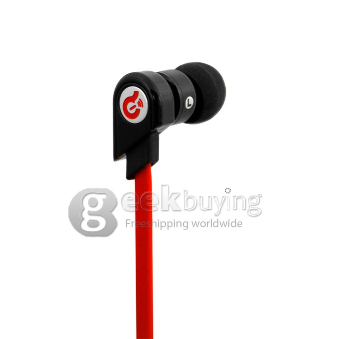 Syllable G02 Wired 3.5mm Jack In-Ear Earphones for iPhone 5/iPod/iPad/MP3 Red