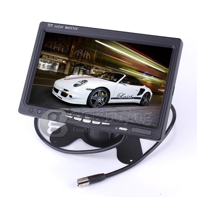 7.0 Inch Display dual Video Input RGB 480*234 TFT Color LCD Monitor for Car DVD Players Reverse Camera