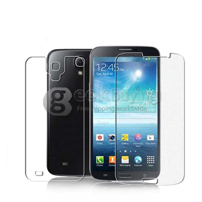 Matte Front and Back Transparent Screen Protector for Samsung Galaxy Mega 6.3 I9200