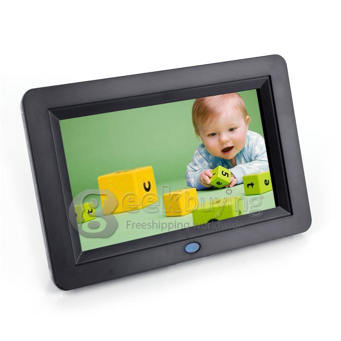 ZJ1285-DVR4 4CH 7 Inch 2.4GHz Wireless Night Vision Camera Monitor System for Office/Baby DVR Monitoring (US Plug) Black