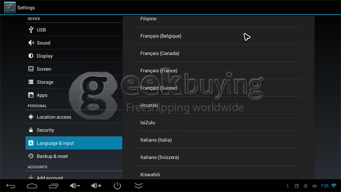 [US Stock]Original T-R42 RK3188T Quad Core Google Android 4.2.2 Cortex-A9 1.4 GHz Mini TV BOX HDMI HDD Player 2G/8G Bluetooth/RJ45 US PLUG - Black