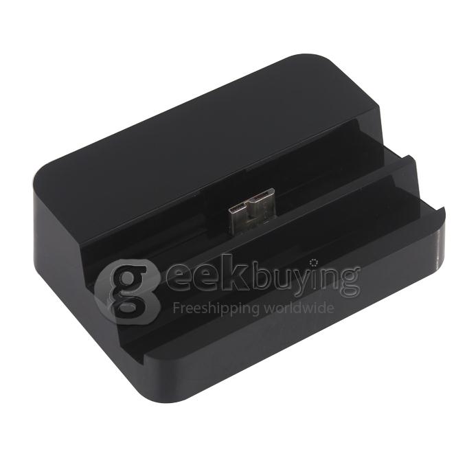 Battery & Dock Charger with Stand Holder Cradle for Samsung Galaxy Note 3 III N9000 - Black