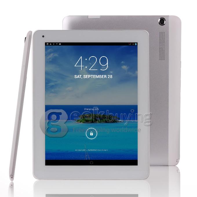 AM980 MTK8389 1.2GHz 9.7 inch Tablet PC Phablet  Android 4.2 Quad Core Capacitive Touch Screen 1024*768 1G/8G - Silver