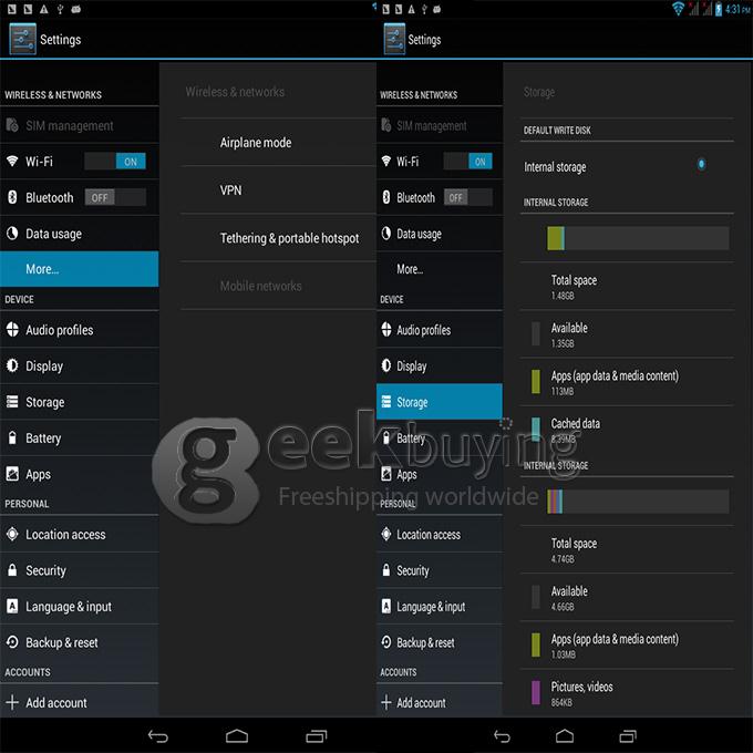 AM980 MTK8389 1.2GHz 9.7 inch Tablet PC Phablet  Android 4.2 Quad Core Capacitive Touch Screen 1024*768 1G/8G - Silver