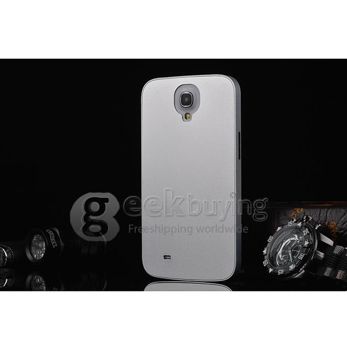 Ultra-thin Metal Aluminum Bumper Case for Samsung Galaxy Mega 6.3 i9200 - Silver