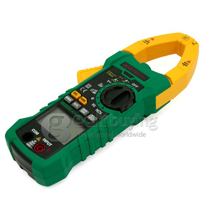 MASTECH MS2015A Digital AC Clamp Meter AC/DC Voltage Current Tester True RMS  with LCD Display and Back Light