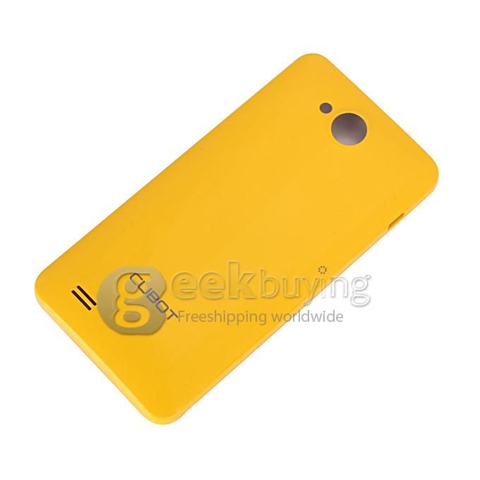 Back Shell for Cubot GT90 4.0 Inch MTK6572W Dual Core Smart Phone - Yellow
