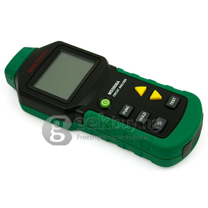 Mastech MS5908A TRMS Voltage GFCI RCD Tester Circuit Analyzer fit Ideal Test 