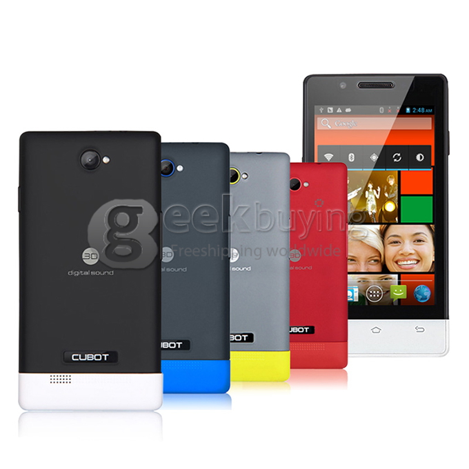 CUBOT C9+ 4" MTK6572M SmartPhone 256MB/512MB Android4.2 Bluetooth WiFi