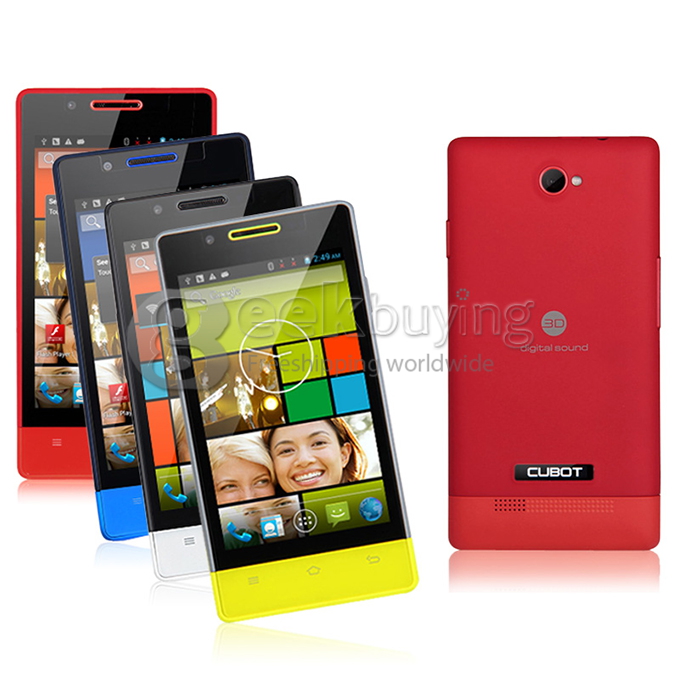 CUBOT C9+ 4" MTK6572M SmartPhone 256MB/512MB Android4.2 Bluetooth WiFi