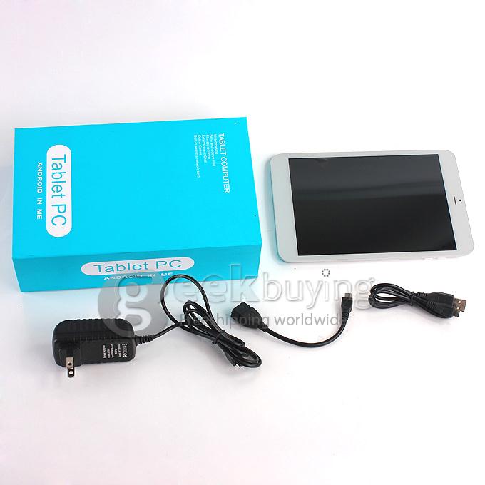 D75 MTK8389 1.2GHz 7.85 inch Tablet PC Phablet  Android 4.2 Quad Core Capacitive Touch Screen 1024*768 1G/8G - Silver
