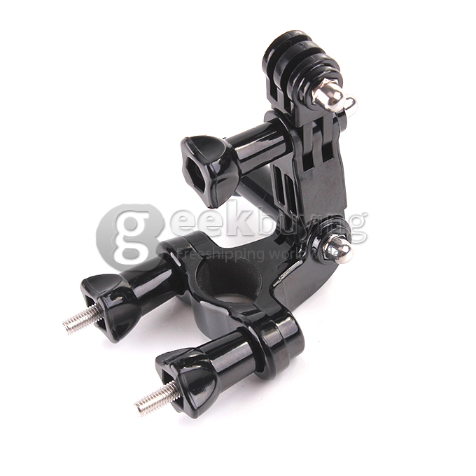 Bicycle Handlebar Seatpost Mount Bicycle Holder Adapter with 3-way Pivot Arm Assembly For Gopro Hero 2 Hero 3 3+ Sport Camera Accessories
