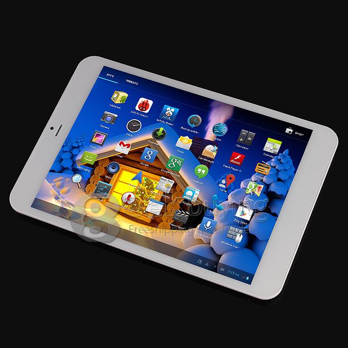D75 MTK8389 1.2GHz 7.85 inch Tablet PC Phablet  Android 4.2 Quad Core Capacitive Touch Screen 1024*768 1G/8G - Silver