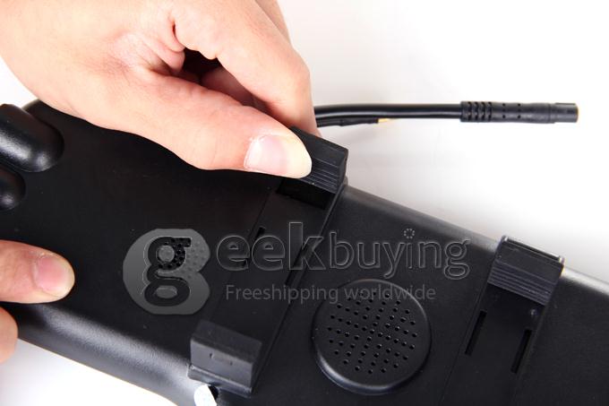 Car DVR Smart Rear View Mirror with GPS Navigation Bluetooth H.264 5 Inch Android Allwinner WIFI 720P 120 Degrees Angle Lens Brazilian + Argentine Maps