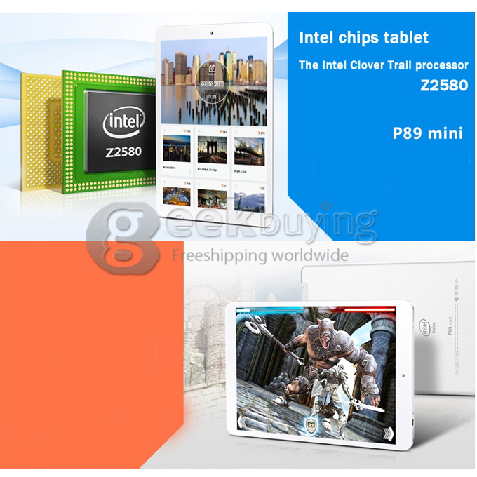 Teclast P89 Mini Intel Z2580 2.0GHz 7.9 inch Tablet PC Android 4.2 IPS Capacitive Touch Screen 1024*768 1GB/16G