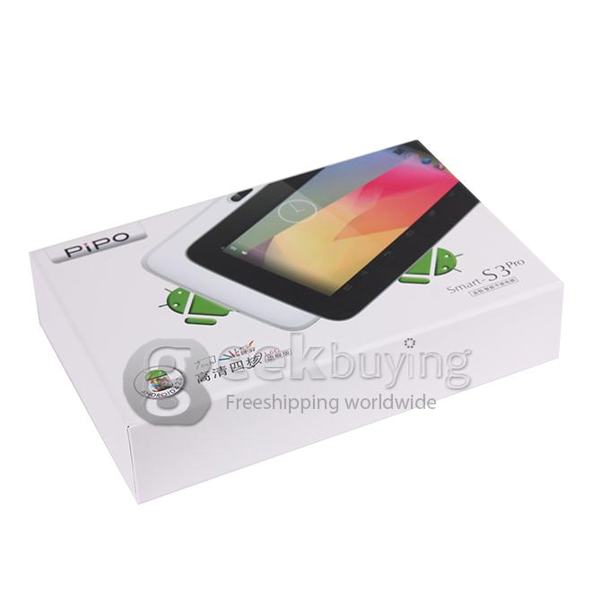 Pipo S3Pro RK3188 1.6GHz 7 inch Tablet PC Android 4.2 Quad Core IPS Capacitive Touch Screen 1024*600 1GB/16GB - Black