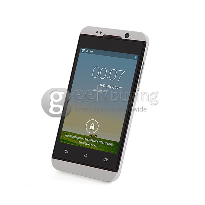 3G/GPS Dual Core Smartphone HTM H80W 4.1inch Multi Touch Screen MTK6572W 2.0MP Camera Android 4.2 OS White