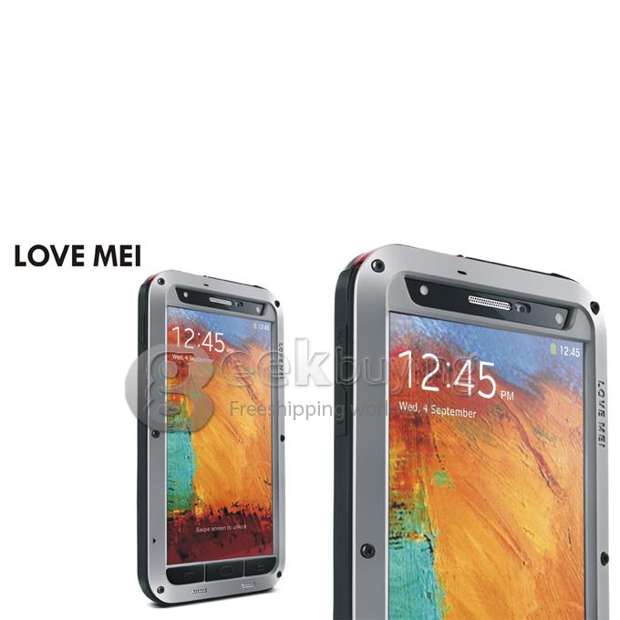 LOVE MEI Weather/Dirt/Shockproof Protective Case for Samsung Galaxy Note 3 III N9000 - Silver