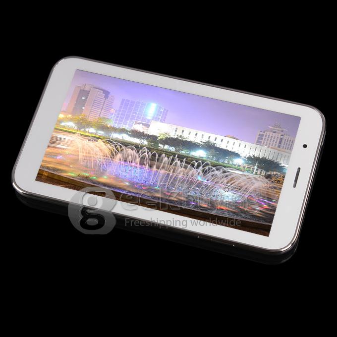 TeamGee TG-E701 MTK6572 1.0GHz 7 inch Tablet PC Phablet  Android 4.2 Dual Core Capacitive Touch Screen 1024*600 512MB/4GB - White