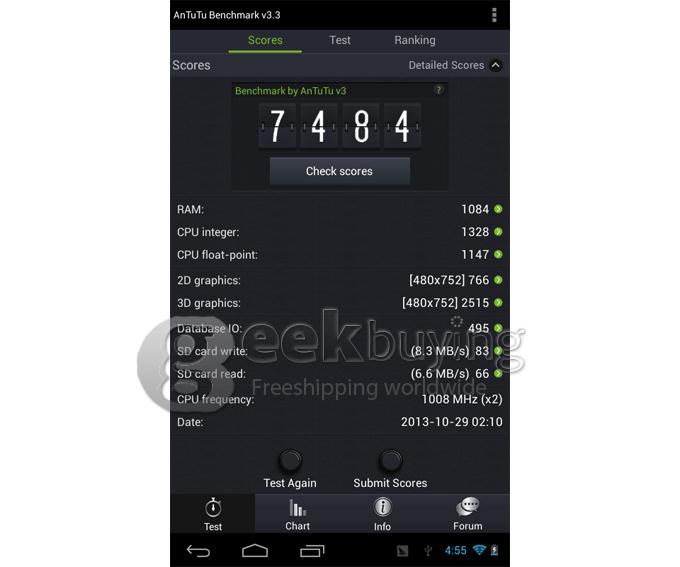 iPEGTOP A702 RK3026 1.0GHz 7 inch Tablet PC Android 4.2 Dual Core Capacitive Touch Screen 800*480 512MB/4GB - Black