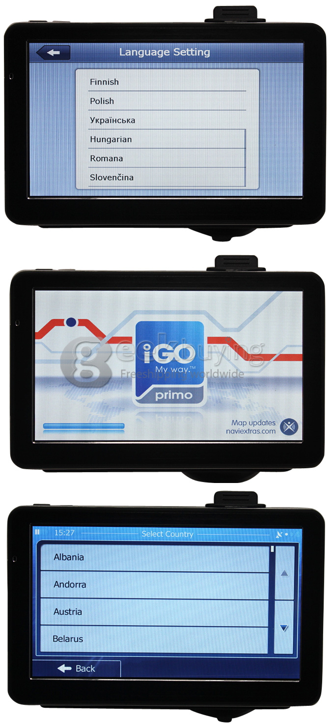 7 Inch TFT- LCD Touchscreen HD 800x480 Windows 6.0 Car DVR GPS Navigator with 4GB Bluetooth FM - Australia Map