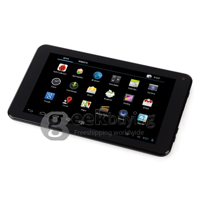 iPEGTOP A702 RK3026 1.0GHz 7 inch Tablet PC Android 4.2 Dual Core Capacitive Touch Screen 800*480 512MB/4GB - Black