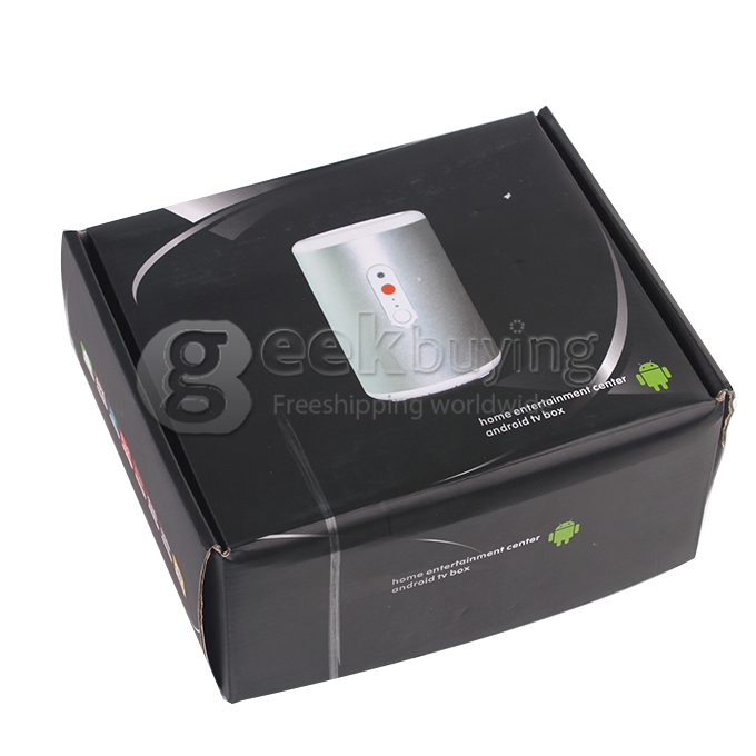 IPPLI Mars i8 RK3188T Quad Core Google Android 4.2.2 OS 1.4Ghz Mini TV BOX 2G/8G Bluetooth 2.0MP Camera Mic External Wifi Antenna - Black