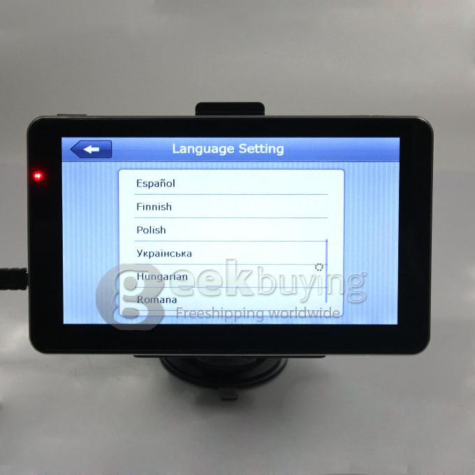 AW715 7.0 Inch Resistive Screen MT3351 128MB/4GB Car GPS Navigation (FM,EBook,Multimedia,Bluetooth,AV)- Europe Map
