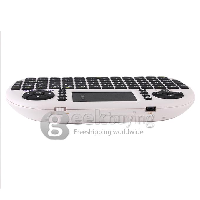 W-Shark 500AC 2.4Ghz Wireless Mini Keyboard With TouchPad New In Box White Operate By 2xAAA