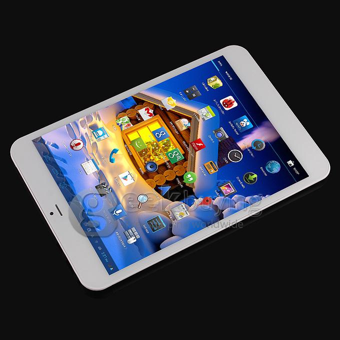 D75 MTK8389 1.2GHz 7.85 inch Tablet PC Phablet  Android 4.2 Quad Core Capacitive Touch Screen 1024*768 1G/8G - Silver
