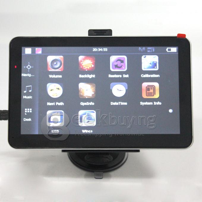 AW715 7" MT3351 128MB/4GB Car GPS NavigationAustralia