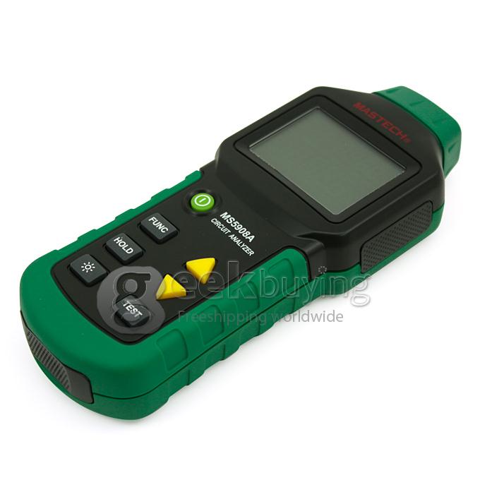 Mastech MS5908A TRMS Voltage GFCI RCD Tester Circuit Analyzer fit Ideal Test 