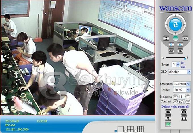 Outdoor Wanscam JW0011 P2P 300K Pixels Waterproof Wireless IP Camera with Night Vision and Motion Detection for iPhone and Android Phone