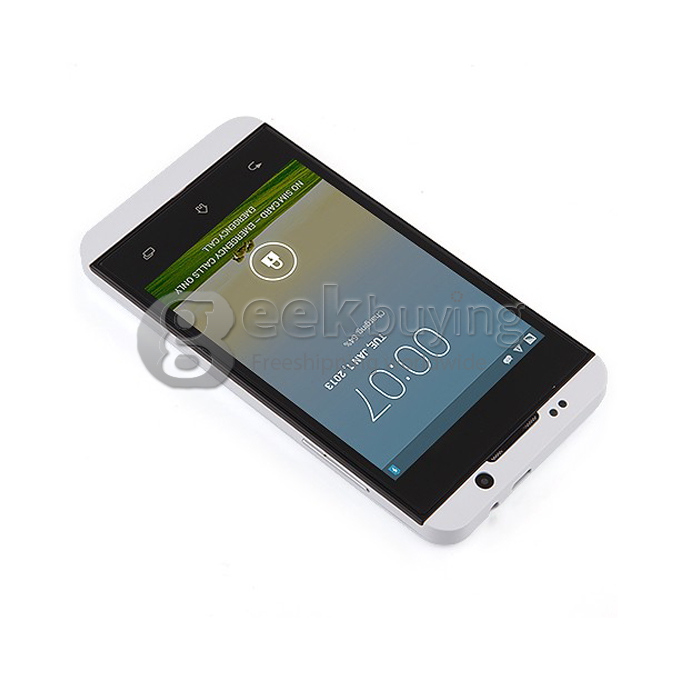 3G/GPS Dual Core Smartphone HTM H80W 4.1inch Multi Touch Screen MTK6572W 2.0MP Camera Android 4.2 OS White