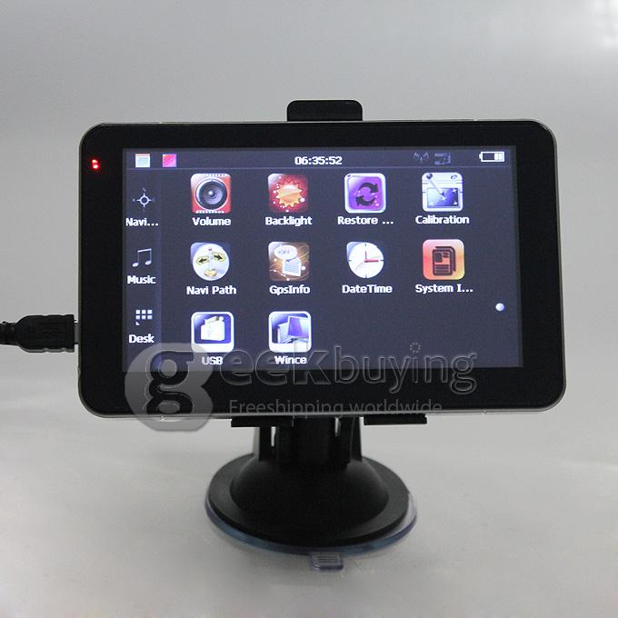 AW555 5.0 Inch Resistive Screen MT3351 128MB/4GB Car GPS Navigation (FM,EBook,Multimedia,Bluetooth,AV)- Europe Map