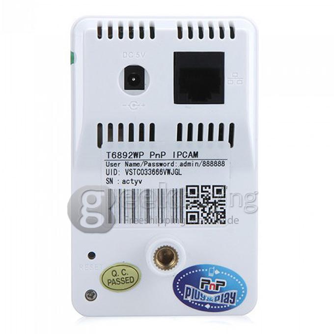 Indoor Vstarcam T6892WP 0.3MP P2P PnP Wireless Wifi Security IP Camera with Night Vision and Motion Detection