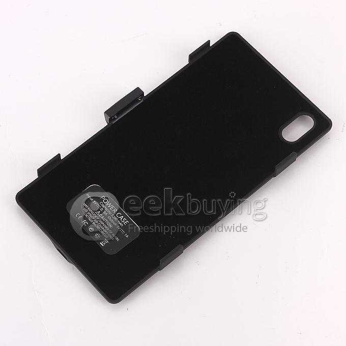 3200mAh Portable Power Pack Backup Battery Charger Case for Sony Xperia Z1 L39h - Black