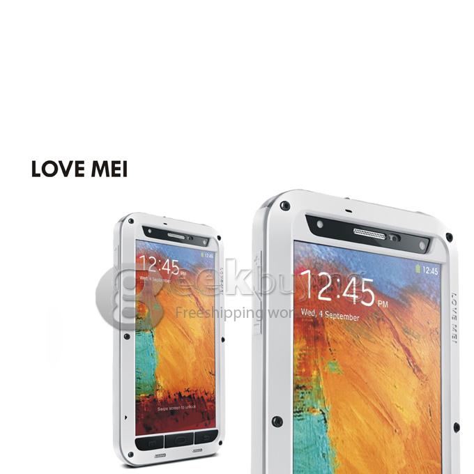 LOVE MEI Weather/Dirt/Shockproof Protective Case for Samsung Galaxy Note 3 III N9000 - White