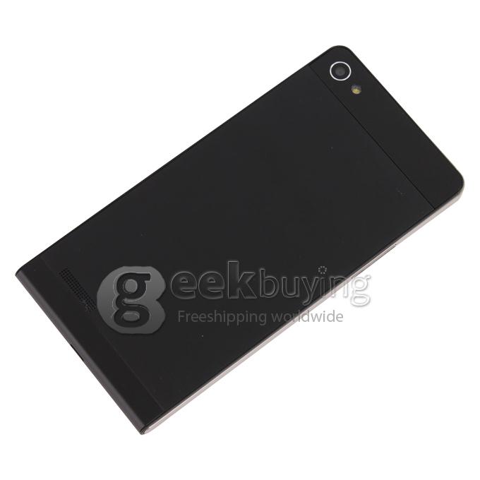 Haipai P6s 5.0Inch 6.99mm Ultrathin IPS HD Screen MTK6582 Quad Core 1.3GHz Smartphone 1GB+8GB 13.0MP Back Camera Android 4.2  Gyroscope/Compass with 3G/GPS -  Black