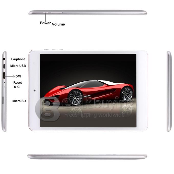 Colorfly S782 Q1 Allwinner A31s 7.85 inch Tablet PC Android 4.2 Quad Core IPS Capacitive Touch Screen 1024*768 1G/16G - White