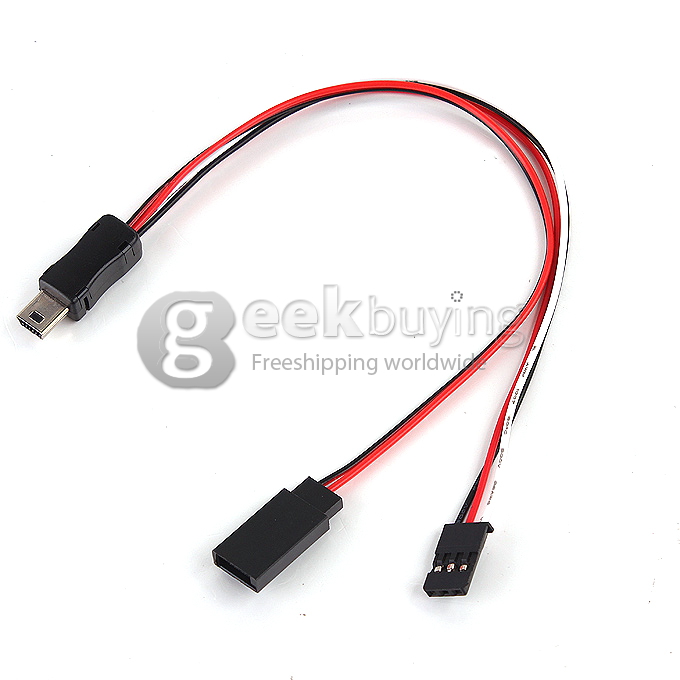 USB to AV Video Output & 5V DC Power BEC Input Cable FPV For Gopro Hero 3